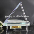 hermoso piano de cristal grabado para bodas y regalos de cumpleaños favor regalos de cristal
